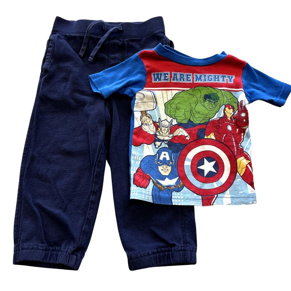 Marvel Super Hero Two Piece Set Size 2T